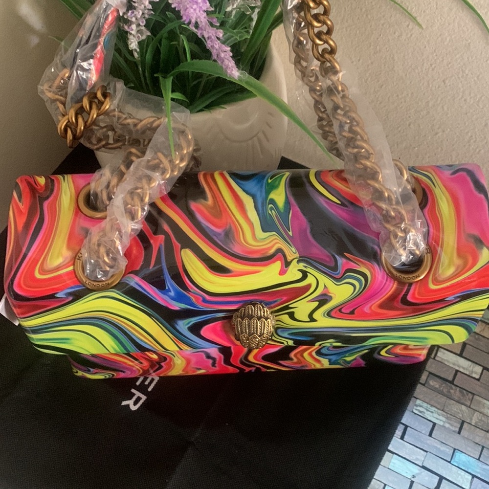 Kurt Geiger London Kensington X Marble Shoulder Bag - Picture 3 of 16